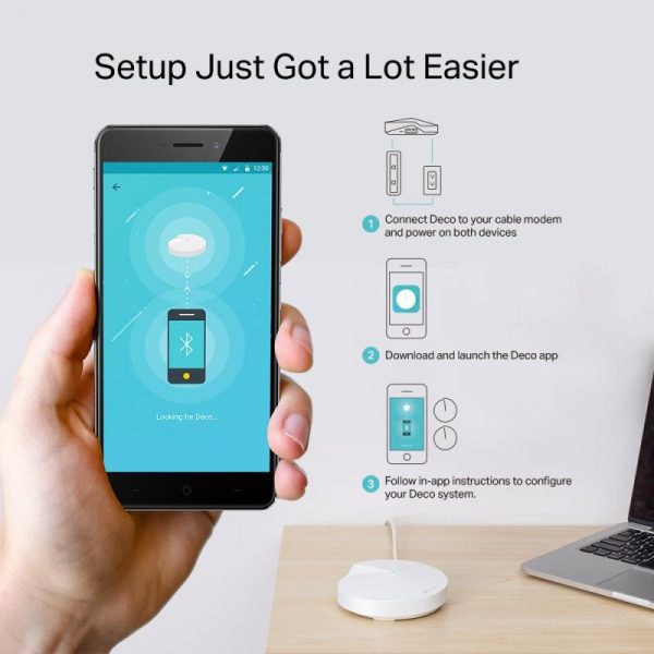 TP-Link AC1300 Whole Home Mesh Wi-Fi System, Deco M5 (2-Pack); - imagine 10