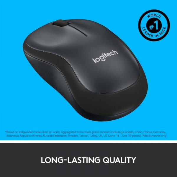 Mouse Logitech M220, silent, charcoal - imagine 13