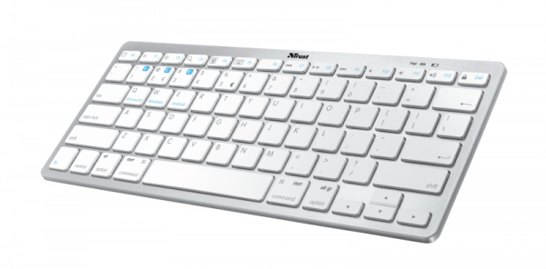 Tastatura Trust Nado, Bluetooth Wireless, alba - imagine 10