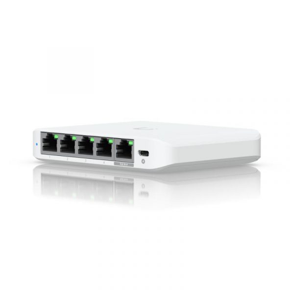 Ubiquiti USW-Flex-2.5G-5, 5 porturi RJ45 1/2.5 GbE, capacitate 25 Gbps, - imagine 4