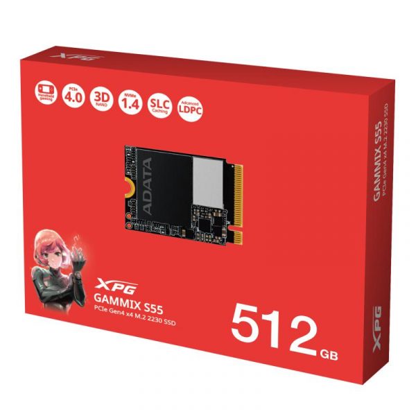 SSD Adata XPG Gammix S55 512GB PCI Express 4.0 x4 - imagine 5