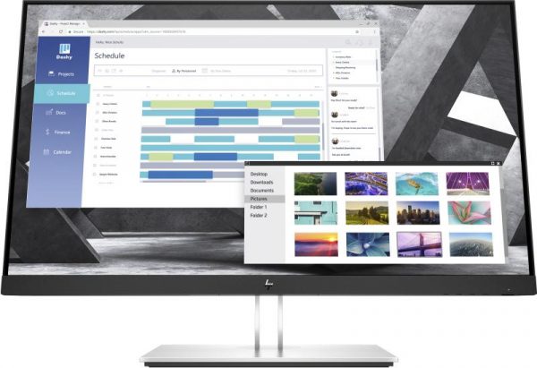 MONITOR LED HP EliteDisplay E27q G4, 27inch, QHD IPS, 5ms, - imagine 5