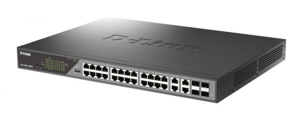 D-Link Switch DSS-200G-28MP,24 x 10/100/1000 Mbps PoE, 4 x Combo - imagine 8