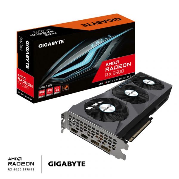 Placa video GIGABYTE Radeon RX 6600 EAGLE 8GB GDDR6 1‎28-bit - imagine 16