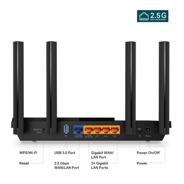 TP-Link Wireless Router, ARCHER AX55 PRO ;dual band AX3000 5 - imagine 10