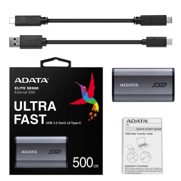 SSD Extern Adata Elite SE880  500GB  USB 3.2 - imagine 11