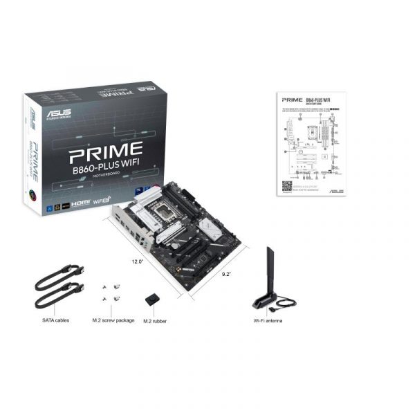 Placa de Baza ASUS PRIME B860-PLUS WIFI LGA1851, 4x DDR5, - imagine 7