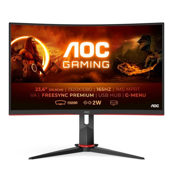 Monitor AOC 23.6" C24G2U/BK - imagine 5