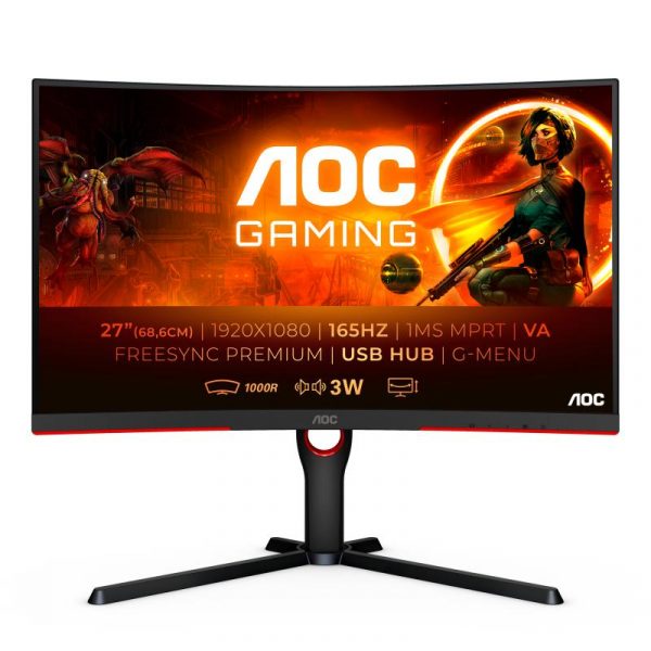 Monitor AOC 27" C27G3U/BK - imagine 5