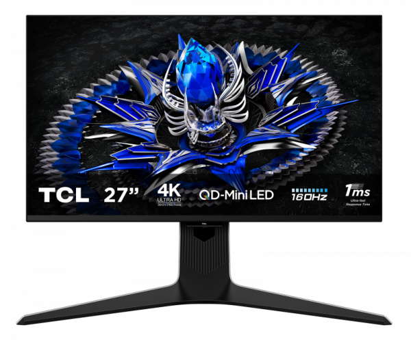 Monitor TCL 27" 27R83U, Diagonal (inch): 27, Diagonal (cm): 69,