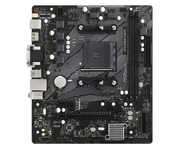 Placa de baza ASRock A520M-HDV, Socket AM4 - imagine 7