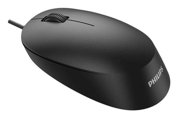 Mouse Philips SPK7207, cu fir, optic, 1200 DPI, negru - imagine 7