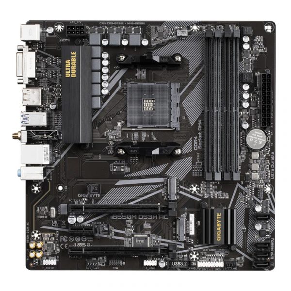 Placa de baza Gigabyte B550M DS3H AC AM4 - imagine 10
