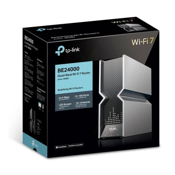 BE24000 Quad Band Wi-Fi 7 Router SPEED: 1376 Mbps at - imagine 8