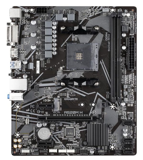 Placa de baza Gigabyte A520M H, Socket AM4 - imagine 7