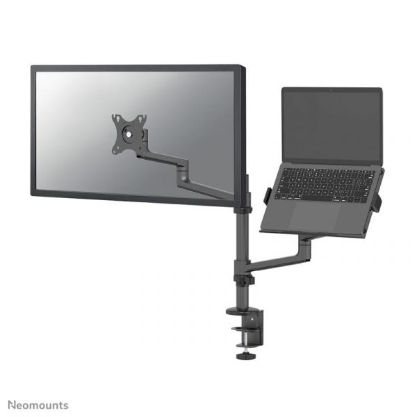 Suport dublu laptop de birou Neomounts DS20-425BL2; pentru display-uri cu - imagine 5