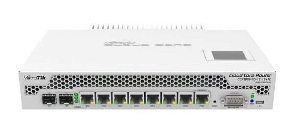 ROUTER MIKROTIK CLOUD CORE 1009-7G-1C-1S+PC, 7xLAN Gigabit, 1x Comboport(1xGbit LAN - imagine 4