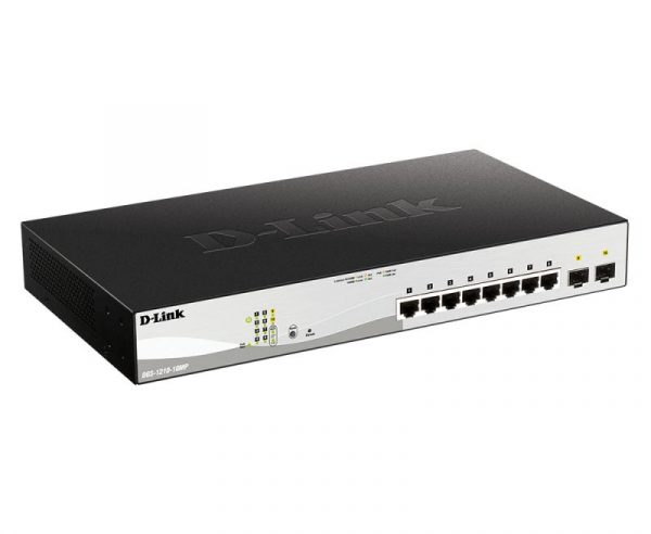 D-Link Switch 10 porturi POE smart maaged DGS-1210-10MP, Interfata: 8 - imagine 7