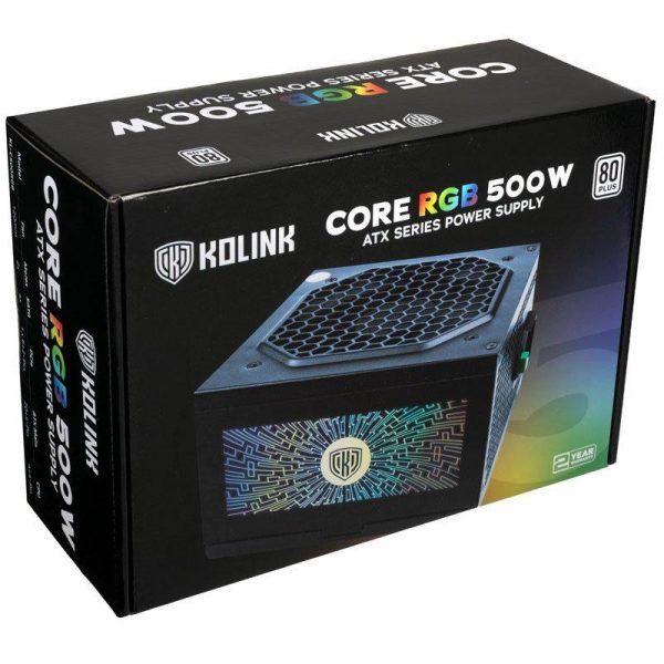 Sursa Kolink Core RGB 80 PLUS adaptor 600 W - imagine 13