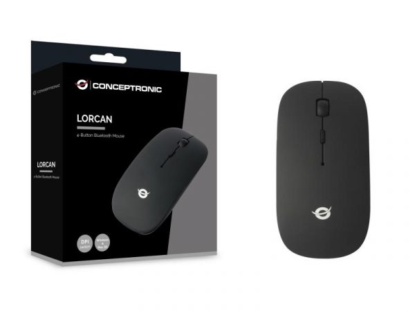 CONCEPTRONIC LORCAN01B 4-Button Bluetooth Mouse, 56 x 20 x 112 - imagine 11