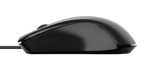 Mouse Trust cu fir, optic, rezolutie maxima 1200 DPI, negru - imagine 8