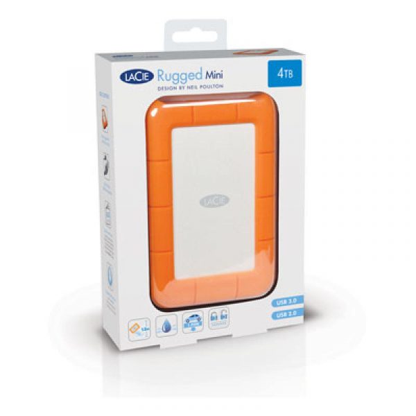 HDD Extern Lacie Mini, 2TB, Argintiu, USB 3.0