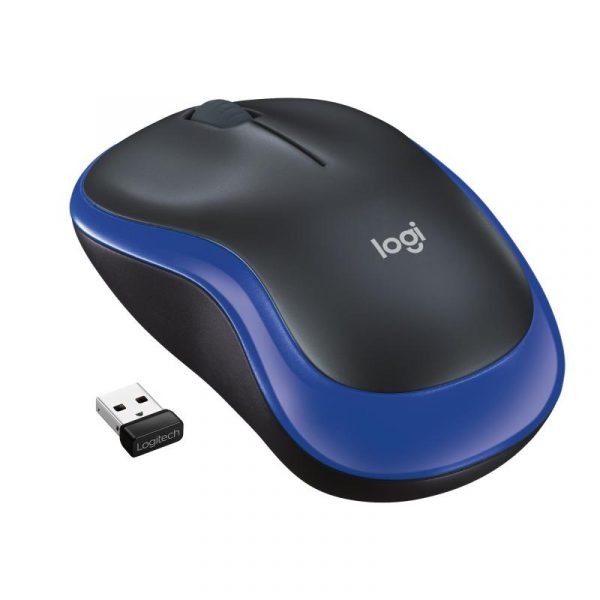 Mouse Logitech M185 Wireless, 1000 DPI, albastru - imagine 6