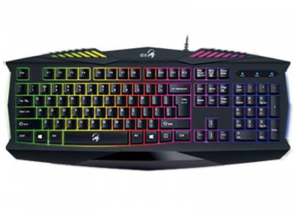 Tastatura Genius Scorpion K22, negru USB, multimedia, 104 taste (dintre - imagine 4