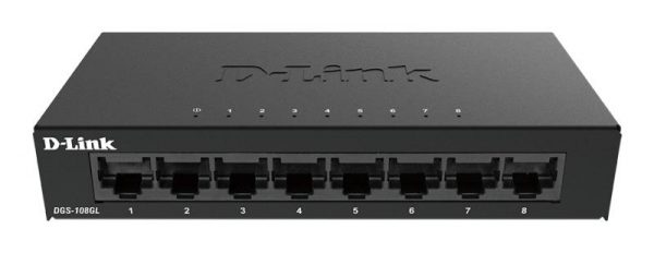 D-Link Switch DGS-108GL, 8 porturi Gigabit, Capacity 16Gbps, desktop, faramanagement, - imagine 6