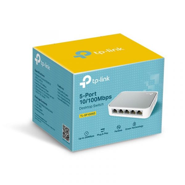 Switch TP-Link TL-SF1005D, 5 port, 10/100 Mbps - imagine 7