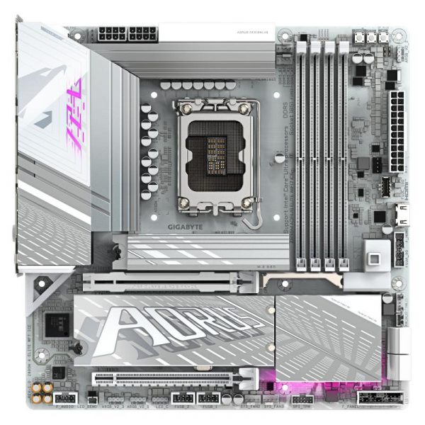 Placa de Baza GIGABYTE Z890M AORUS ELITE WIFI7 ICE LGA1851 - imagine 10