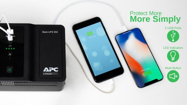 UPS APC Back-UPS 850VA, 230V, 1 USB charging - imagine 8