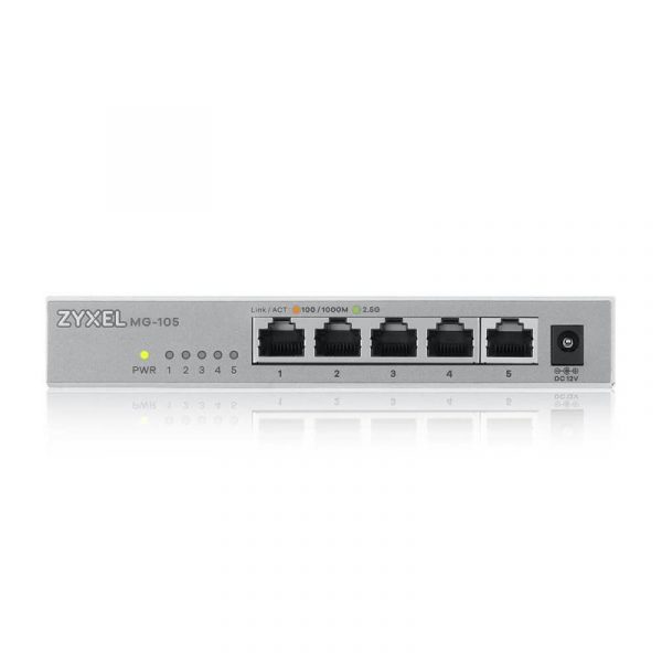 Switch ZyXEL 2.5Gigabit MG-105-ZZ0101F, 5 port, 100/1000/2500 Mbps - imagine 3