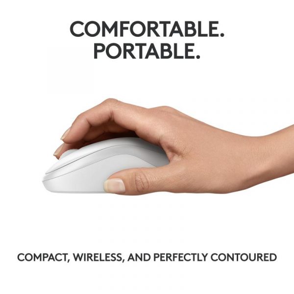 Mouse Logitech MK240 Silent Wireless, optic, interfata Bluetooth, rezolutie 1000 - imagine 11