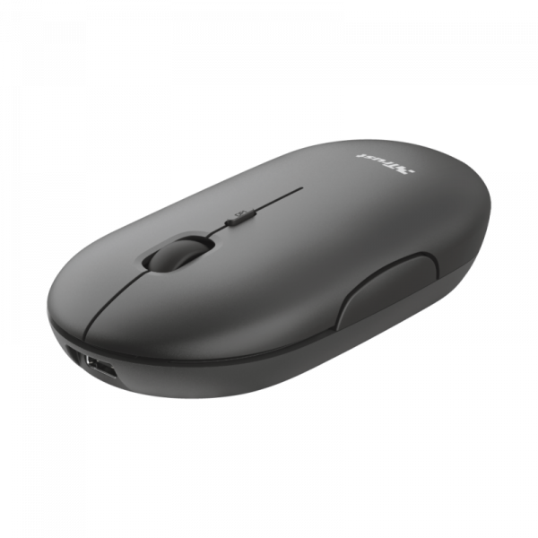 Mouse Trust Puck, Rechargeable Bluetooth, negru - imagine 5