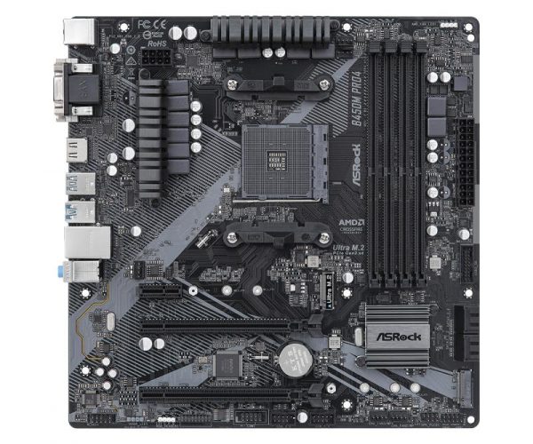 Placa de baza Asrock B450M Pro4 R2.0 AM4 - imagine 7
