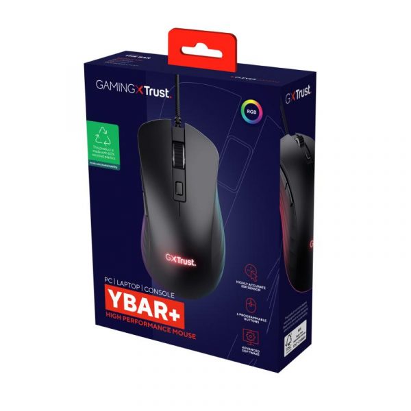 Mouse Trust GXT924 YBAR+ 25600 DPI, negru - imagine 11