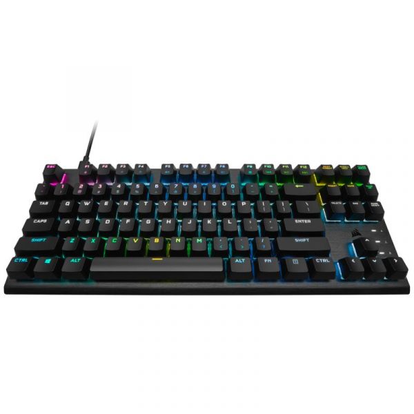 Tastatura Gaming Mecanica CORSAIR K60 PRO TKL RGB TENKEYLESS, Optical, - imagine 7