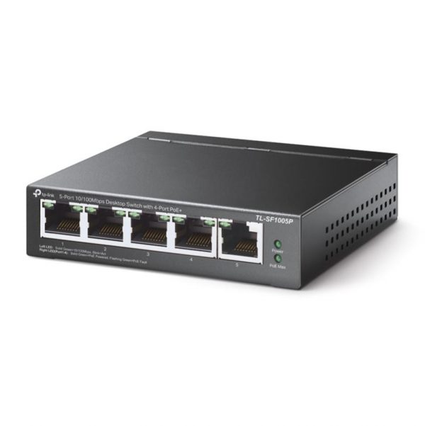 Switch TP-LINK TL-SF1005P, 5 Port, 10/100 Mbps - imagine 5