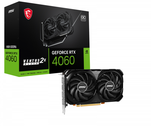 Placa video MSI GeForce RTX 4060 VENTUS 2X BLACK OC - imagine 5