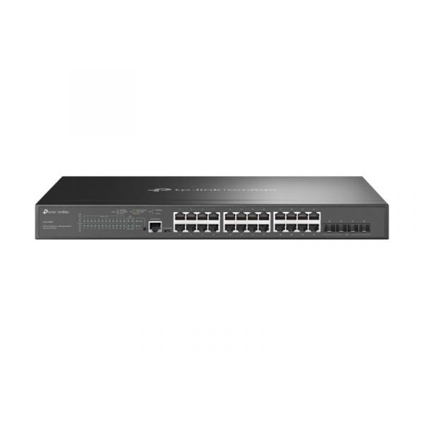 "JetStream™ 28-Port Gigabit L2+ Managed Switch with 24-Port PoE+ PORT: - imagine 3