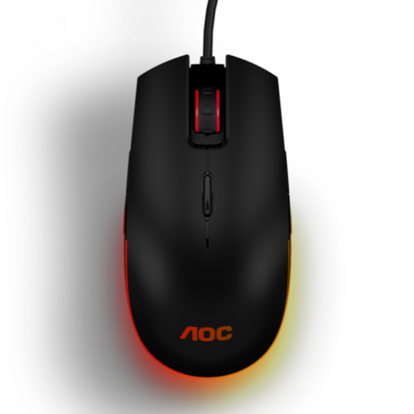 Mouse AOC GM500, USB 2.0, 5000DPI, 8 butoane, RGB, 1.8m, - imagine 5
