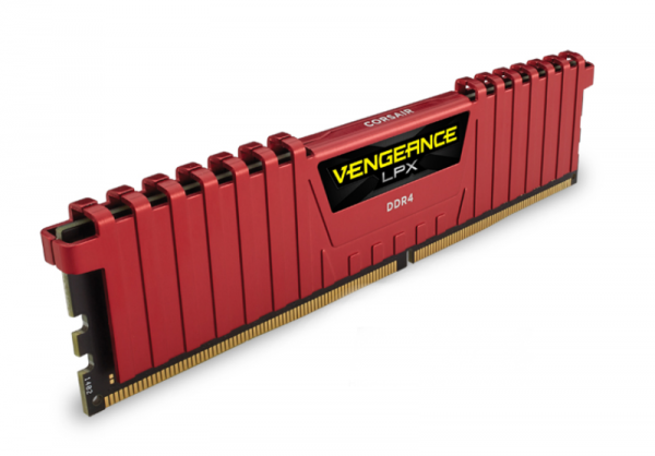 Memorie RAM Corsair Vengeance LPX Red, DIMM, DDR4, 32GB (2x16GB), - imagine 3