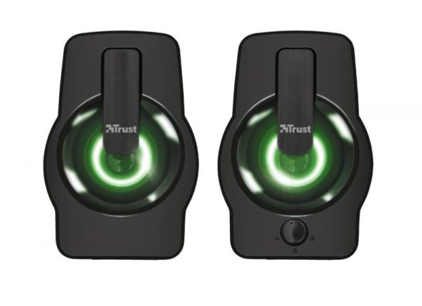 Boxe Stereo Trust Gemi RGB 2.0 Speaker, 6W, negru - imagine 8