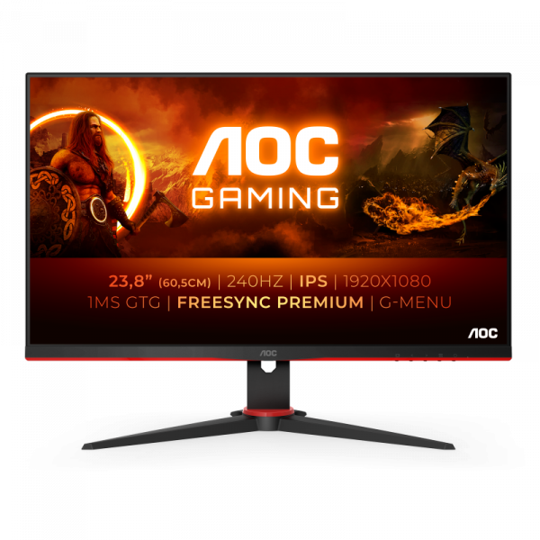 Monitor AOC 23.8" 24G2ZE/BK - imagine 3
