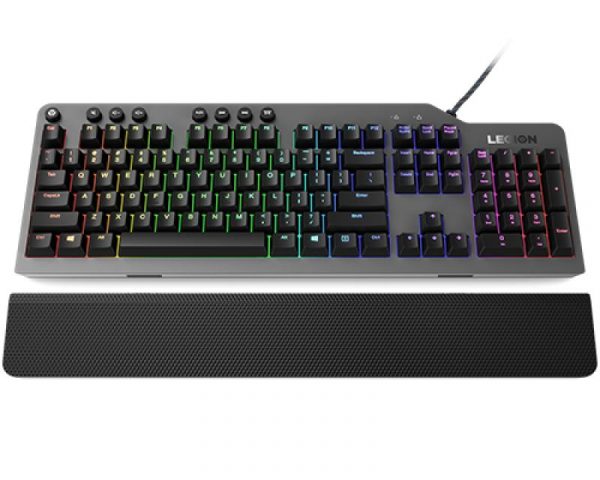 Tastatura gaming mecanica Lenovo Legion K500, iluminare RGB, switch Red, - imagine 3