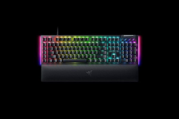 Tastatura mecanica gaming BlackWidow V4 (Green Switch), negru - imagine 5