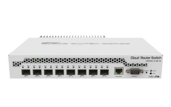 MIKROTIK ETHERNET SW 8P SFP+, CRS309-1G-8S+IN, Procesor: 98DX8208 Dual core, - imagine 4