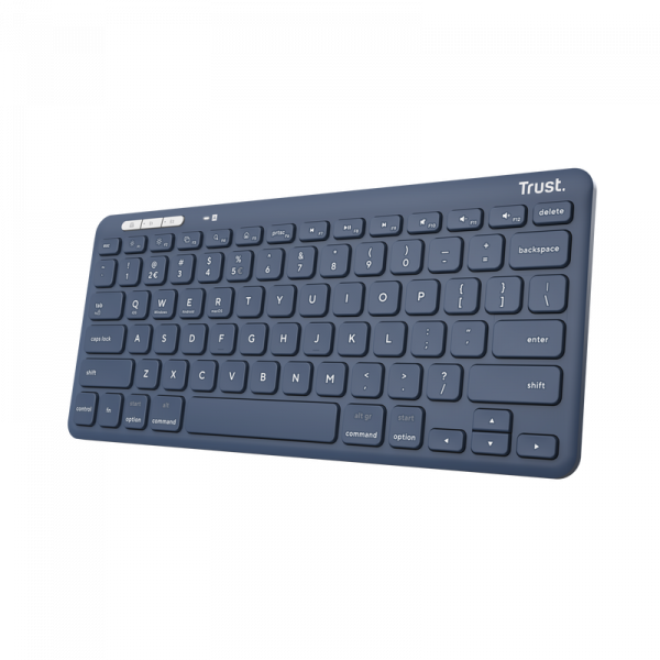 Tastatura Trust Lyra Wireless, albastru - imagine 5