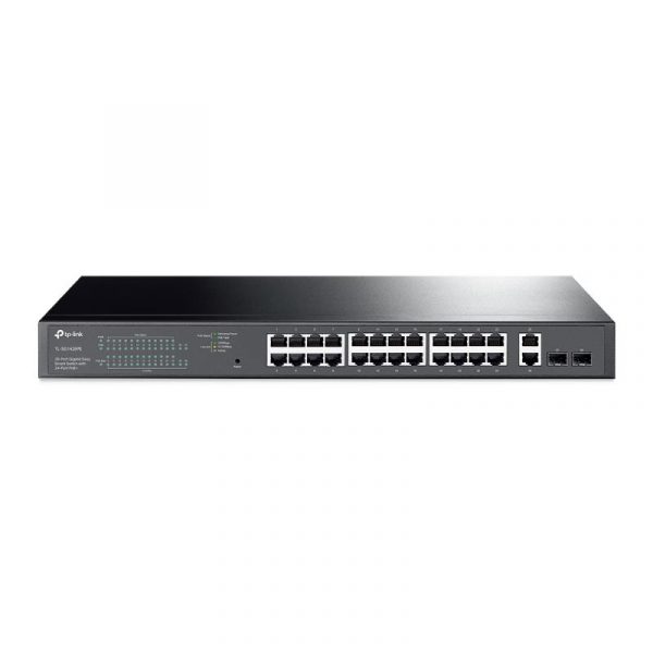 "28-Port Gigabit Easy Smart Switch with 24-Port PoE+ PORT: 24× - imagine 5